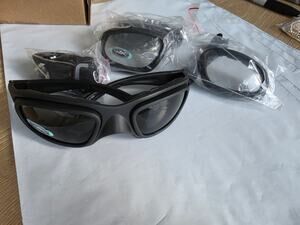Wiley X SG-1 Tactical Goggles Matte Black Frame Smoke Gray Clear Lenses NWT